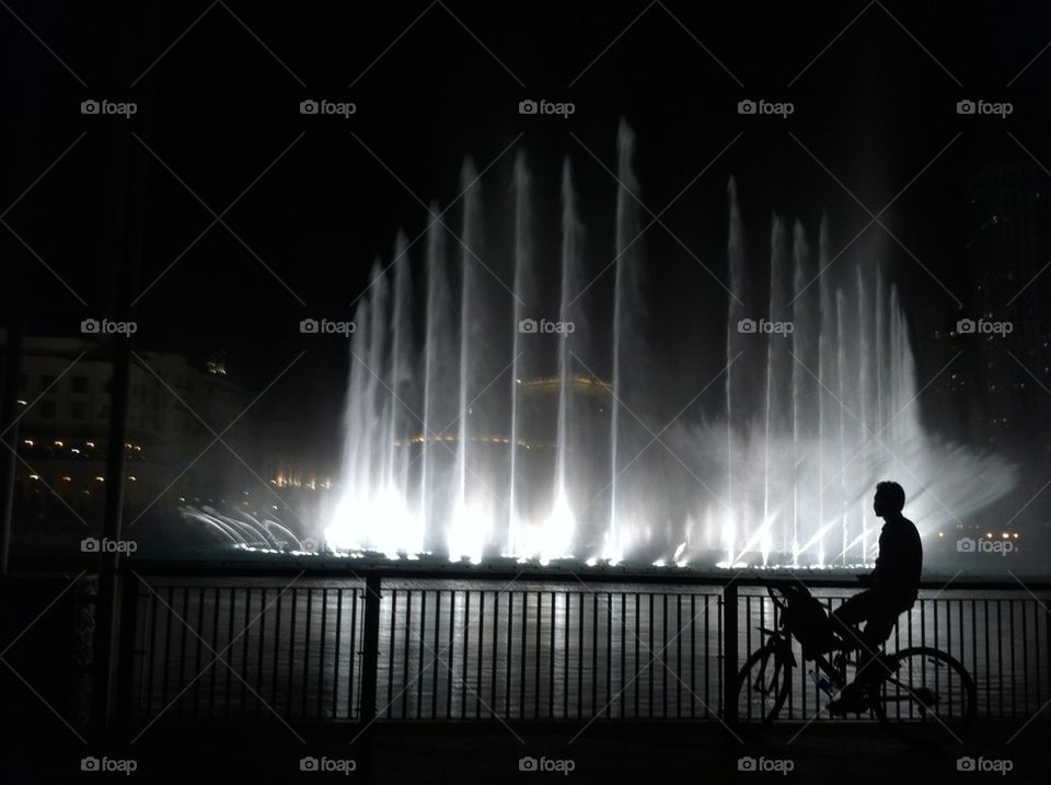 Fountain in Dubai 