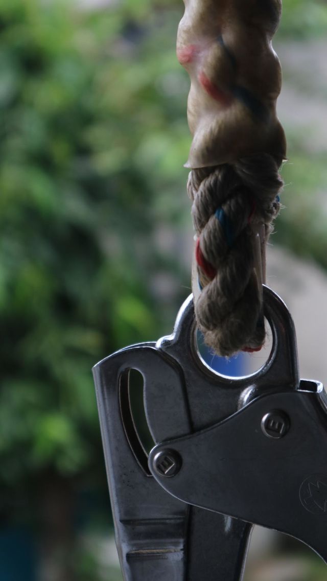 A safety harness is a form of protective equipment designed to protect the user from injury or death due to falls. The core item of a fall arrest system, a harness is usually made of rope, braided wire cable, or synthetic webbing