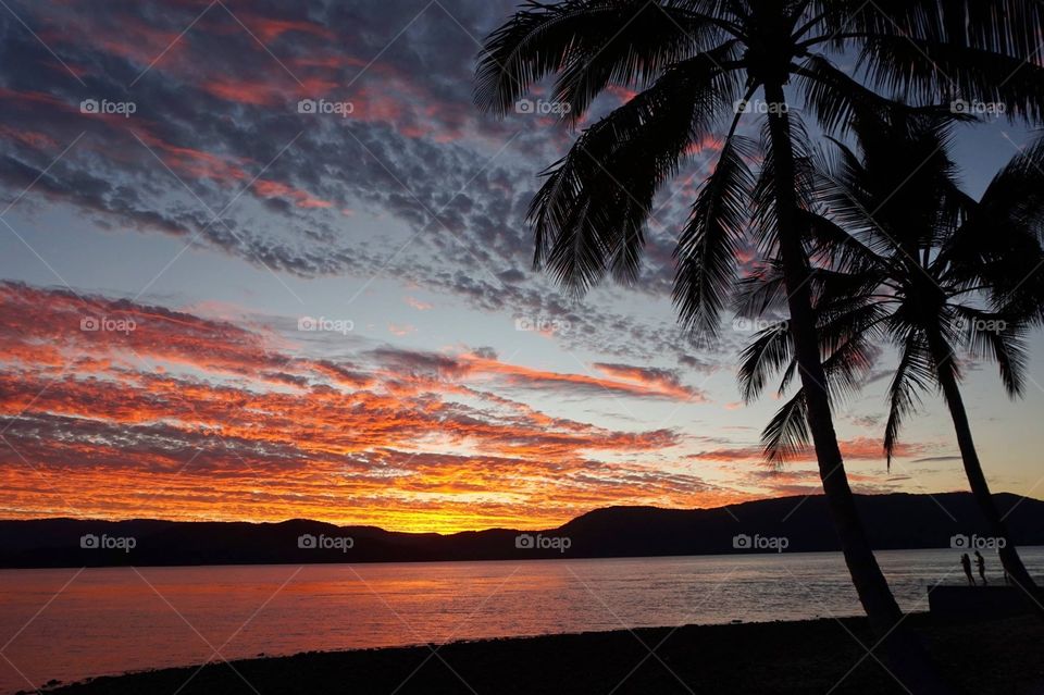 Sunset in the Whitsundays 