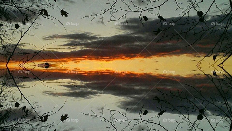 Sunset, Dawn, Landscape, No Person, Nature