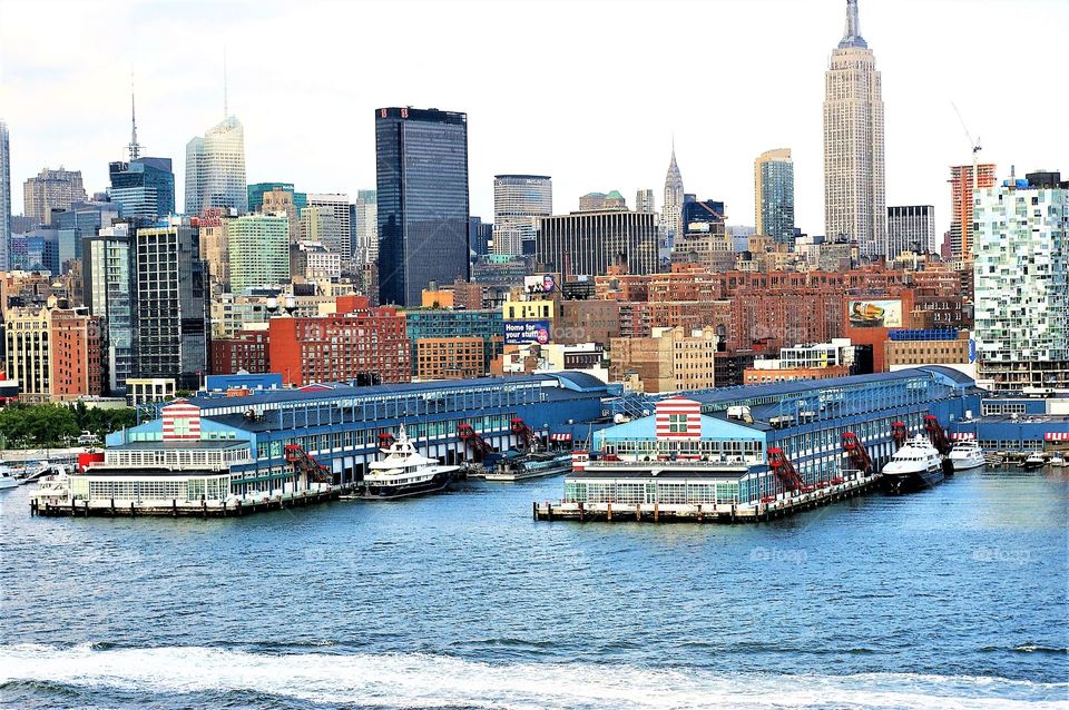 New York City Water Front Cityscape NYC