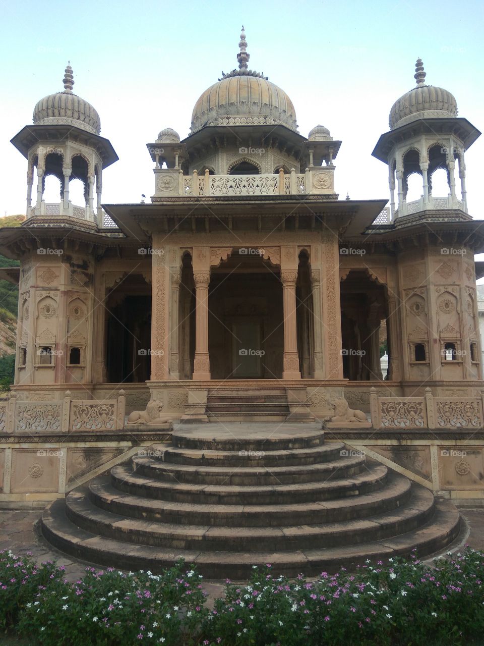 Gaitore, the royal cremation ground of the Kachhwaha Rajputs, was chosen as the designated place by Maharaja Sawai Jai Singh II, the founder of Jaipur, after he shifted the capital to the city. From 1733, the cremation of every Kachhwaha king was done here. The only cenotaph which is missing from here is the one of Maharaja Sawai Ishwari Singh whose cremation was done in the city palace complex in Jaipur.