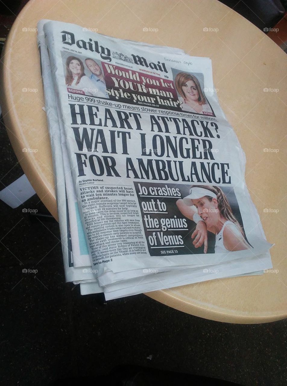Newspaper in England