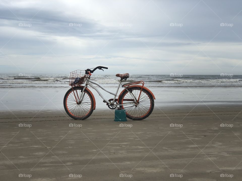 Bike at the beach 
