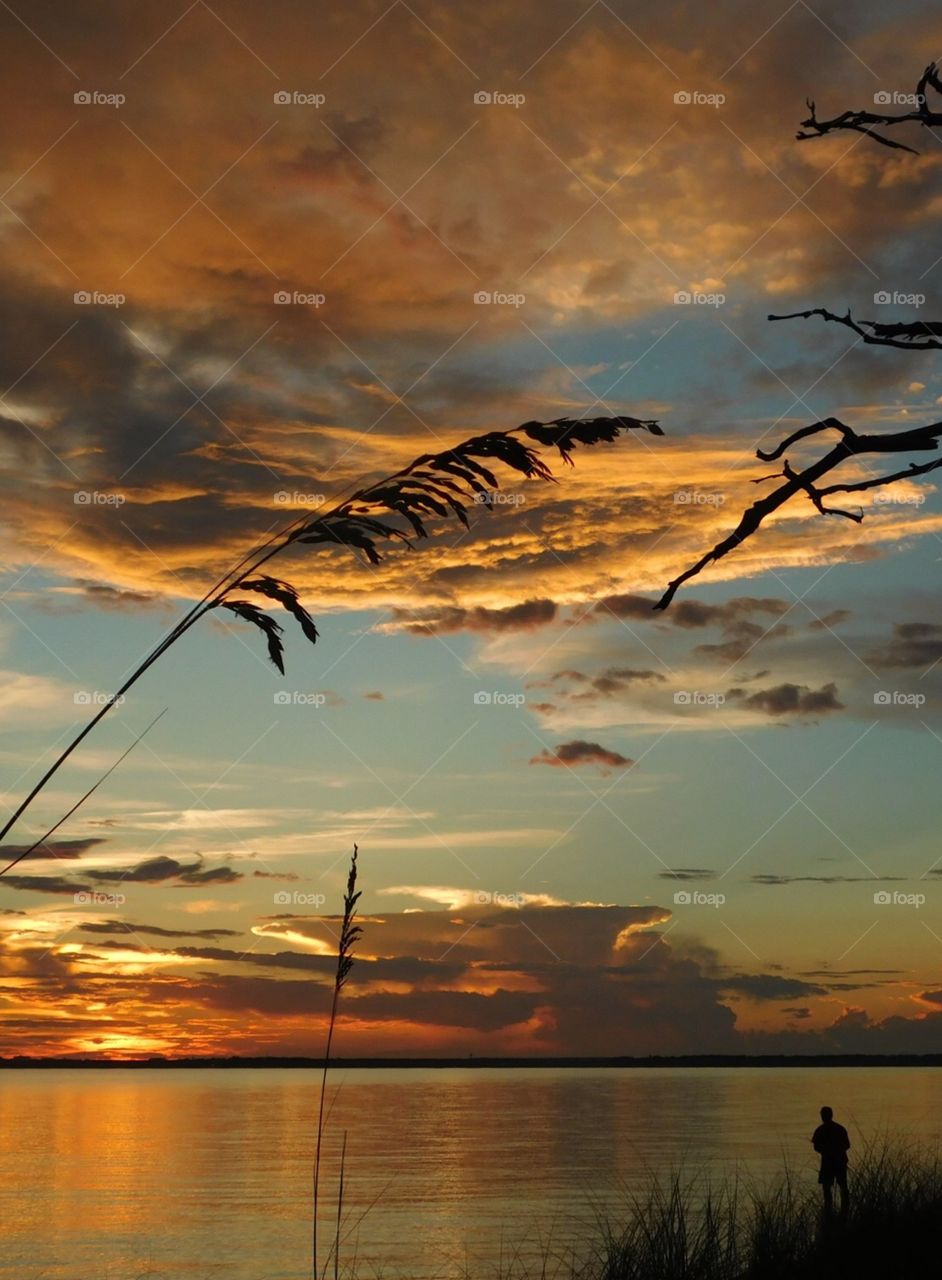 When the sun sets it creates blazing colors of pink, orange,burning reds purples, and golden yellows. One can only describe the sunset as incredibly beautiful.