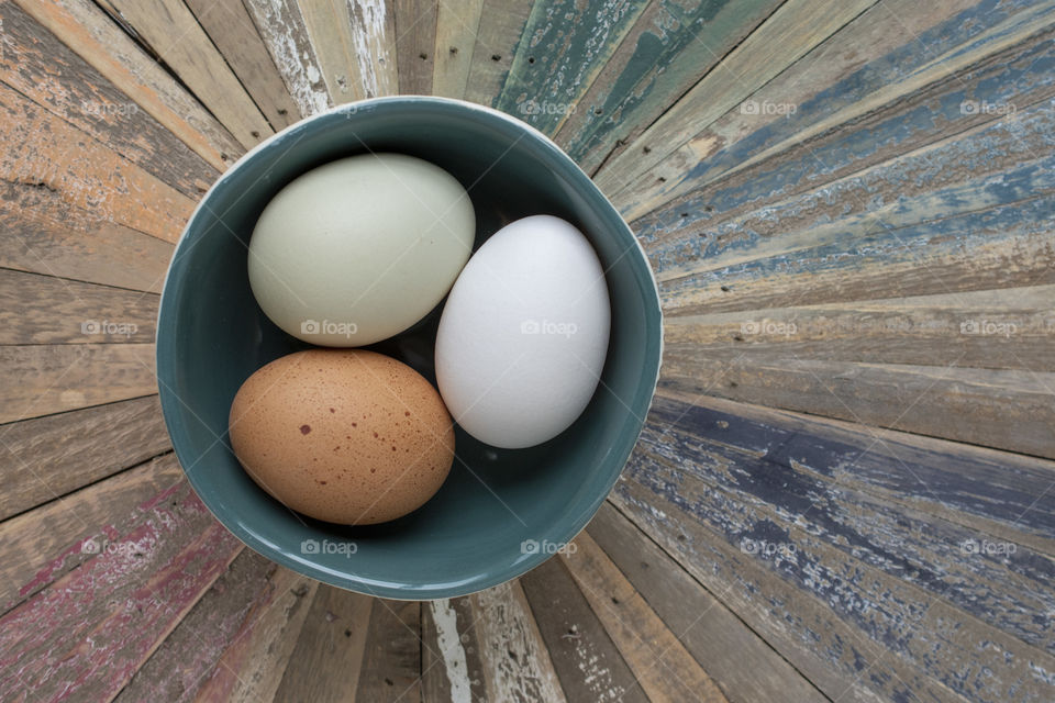 A Bowl of Farm Fresh Heirloom Eggs