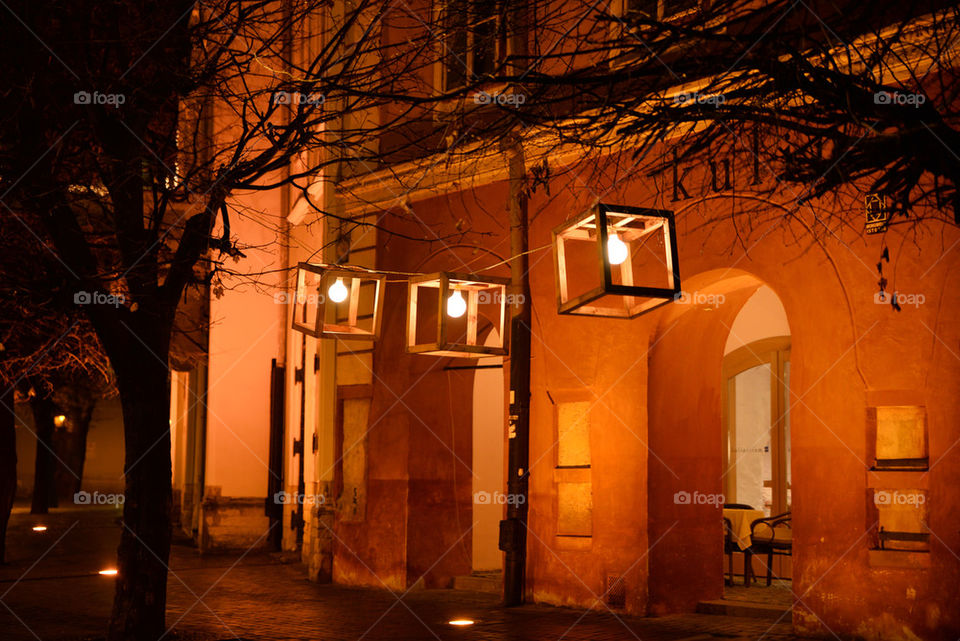 Light bulbs in Sibiu