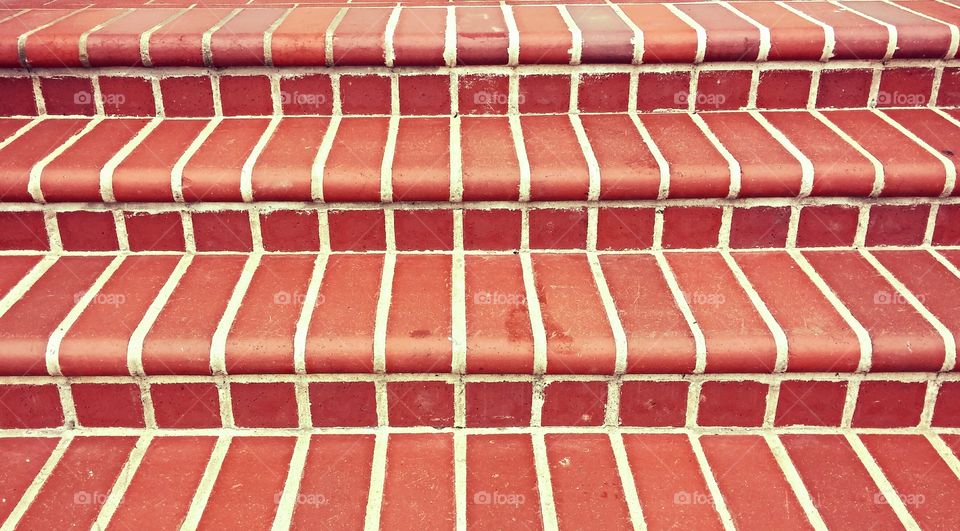 Brick Stairway. Rippling caught my eyes