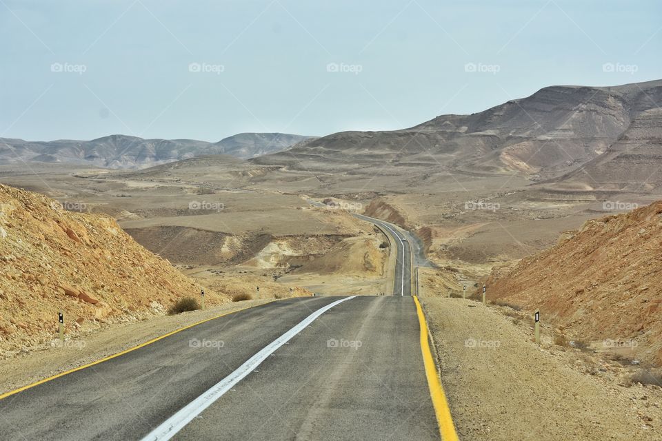 Road, No Person, Travel, Highway, Desert