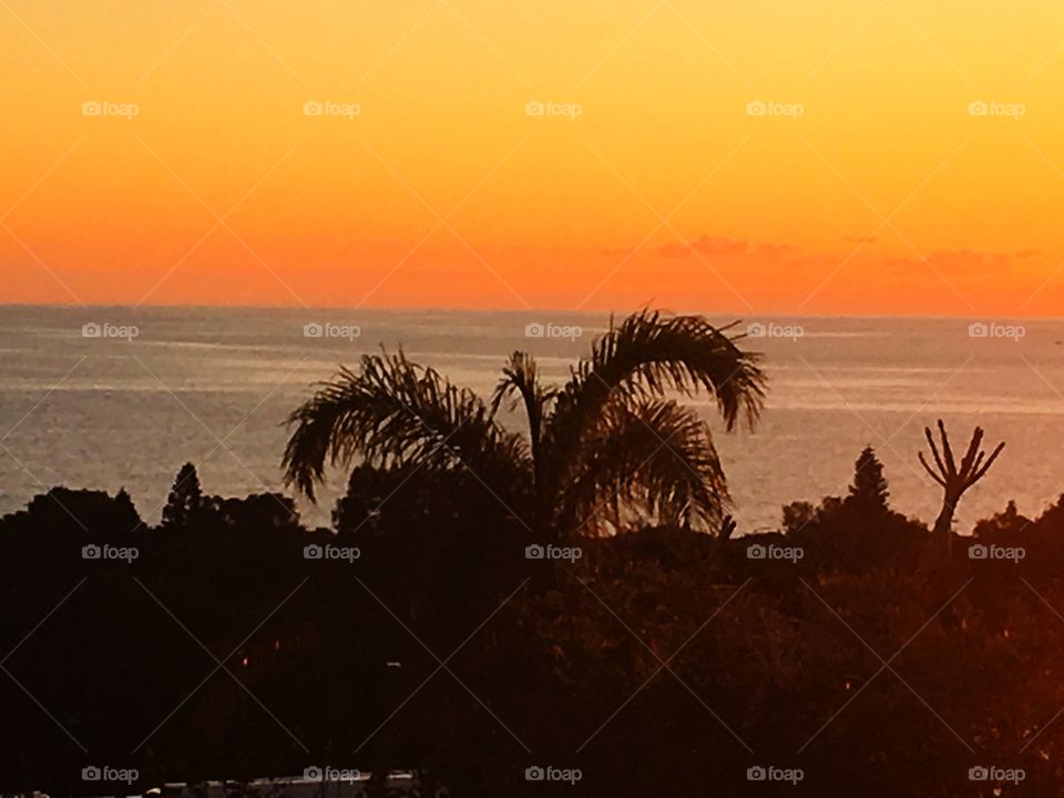 Sunset on the west coast
