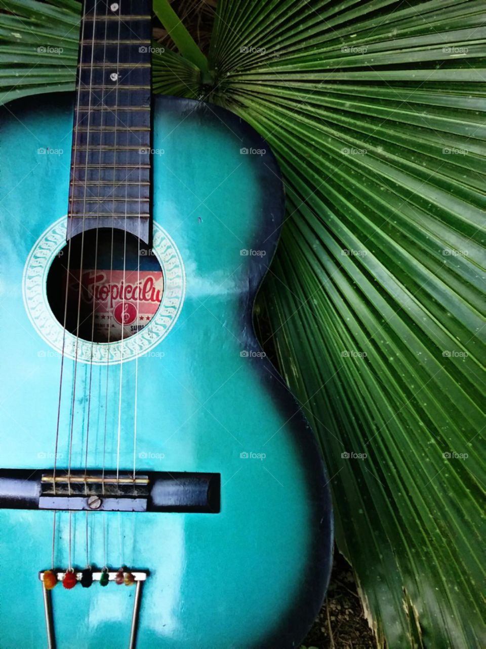 Azul e antigo, tranquilidade e paixão.