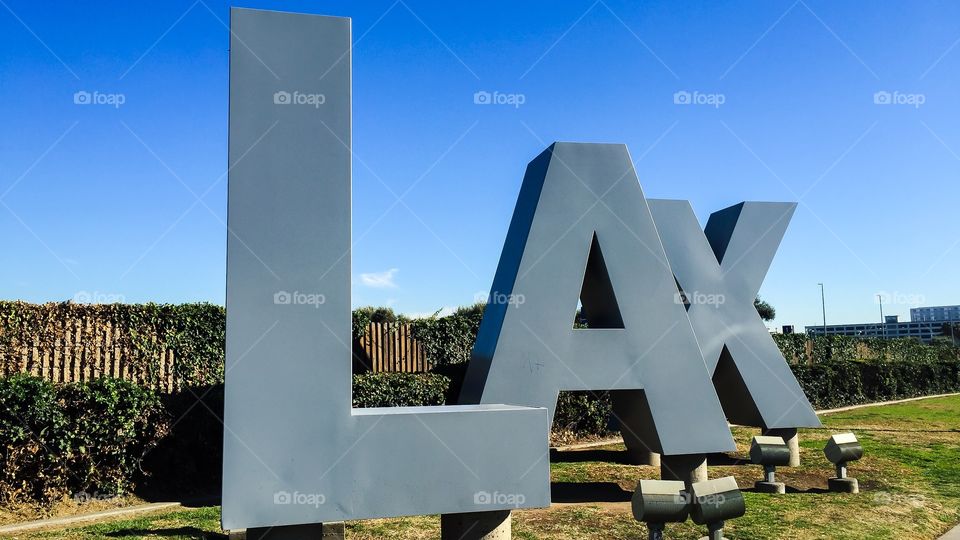 LAX Sign On North Sepulveda PCH