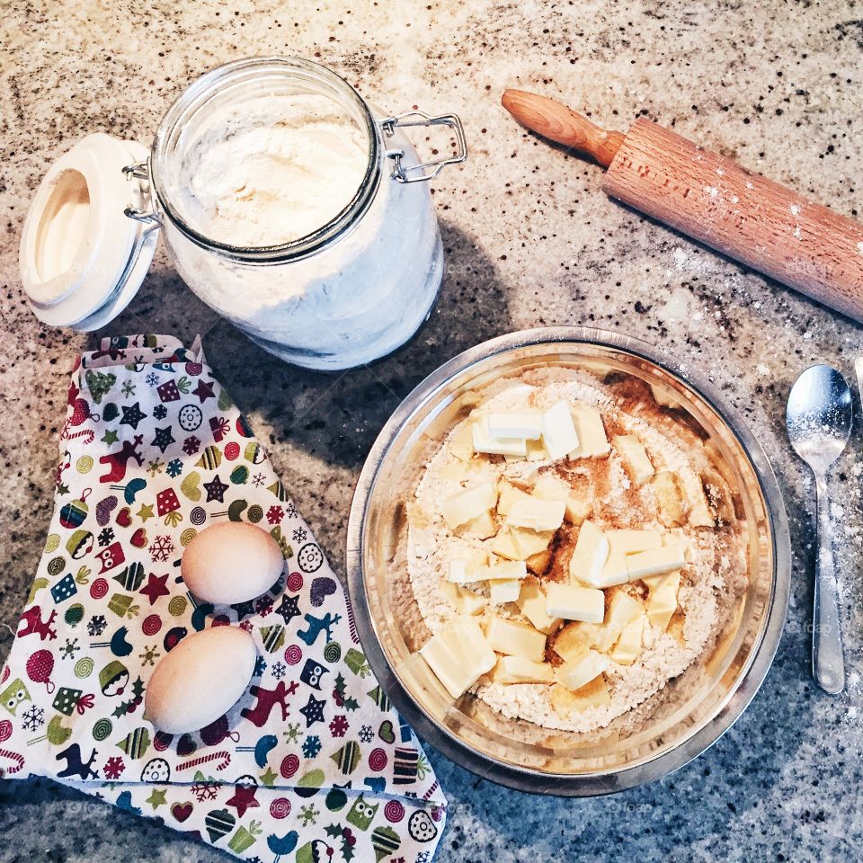 Ingredients for making food