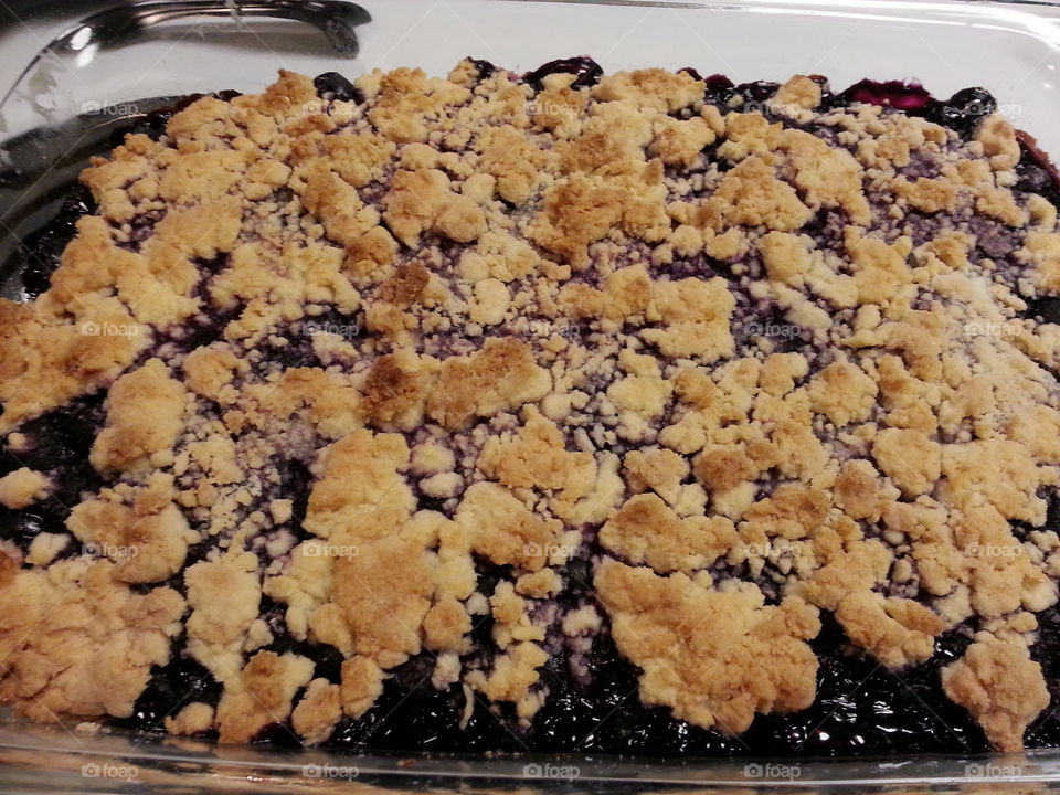 Blueberry crumb
