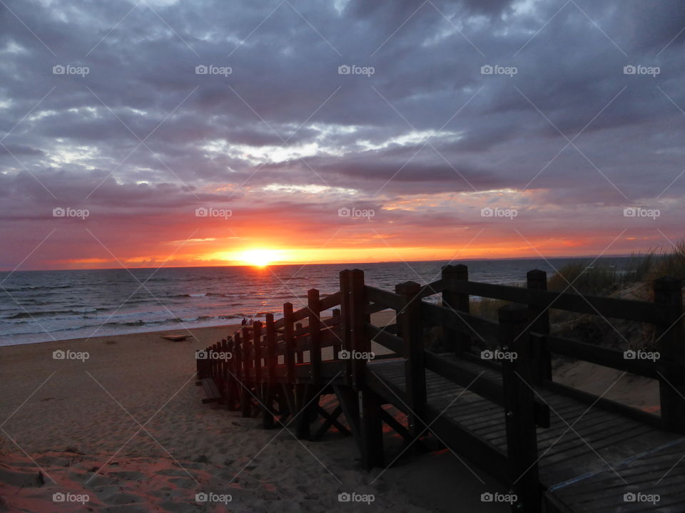 Jetty in Sunset