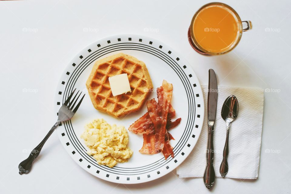 Sweet food in white plate