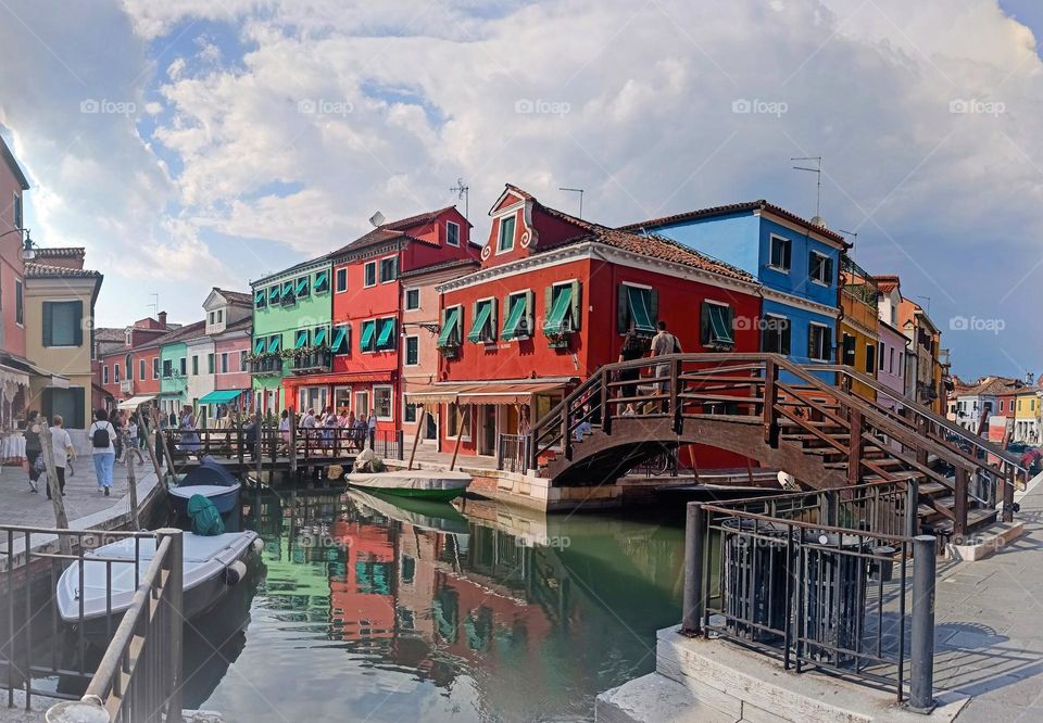 Unforgettable trip to Italy. Venice. Murano and Burano islands.