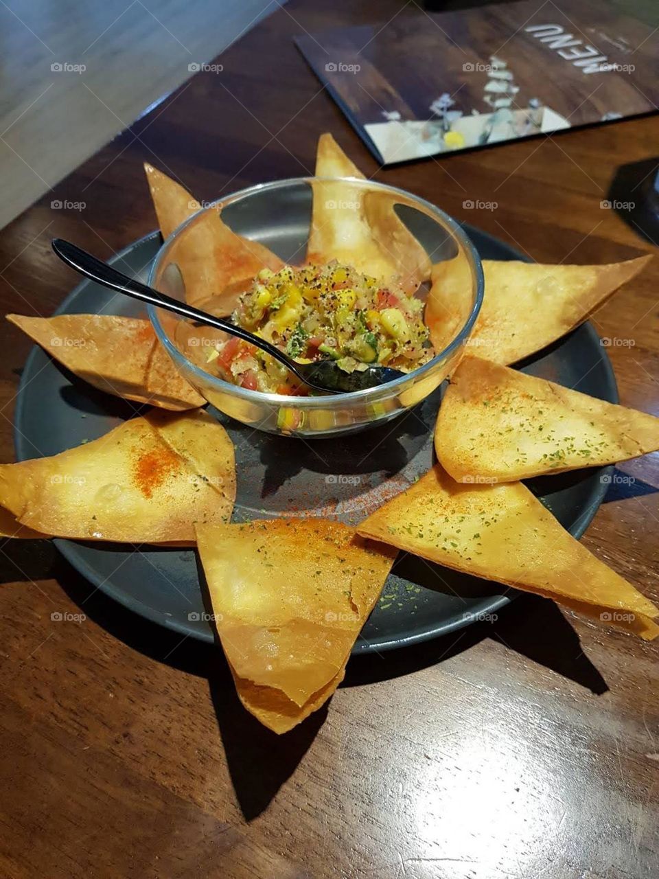 Trust me, this moon shrimp cake is vegetarian