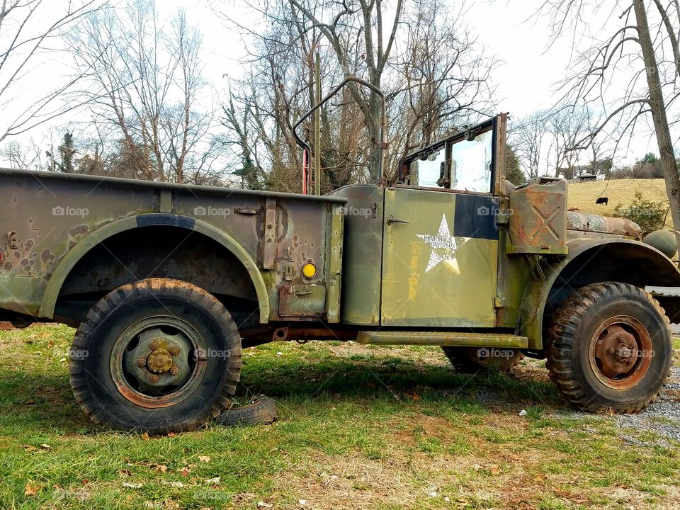 Old Army Transport.