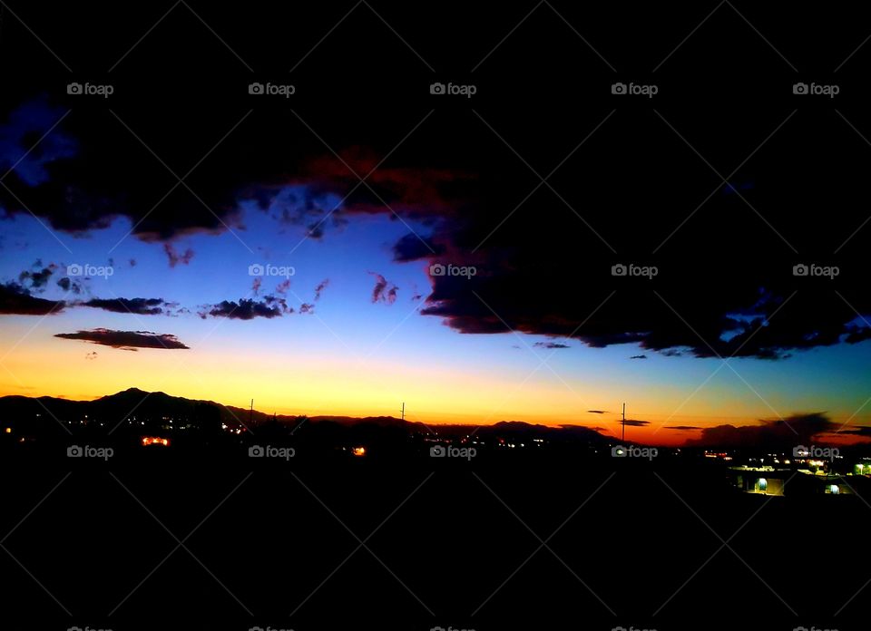 sunset from my window