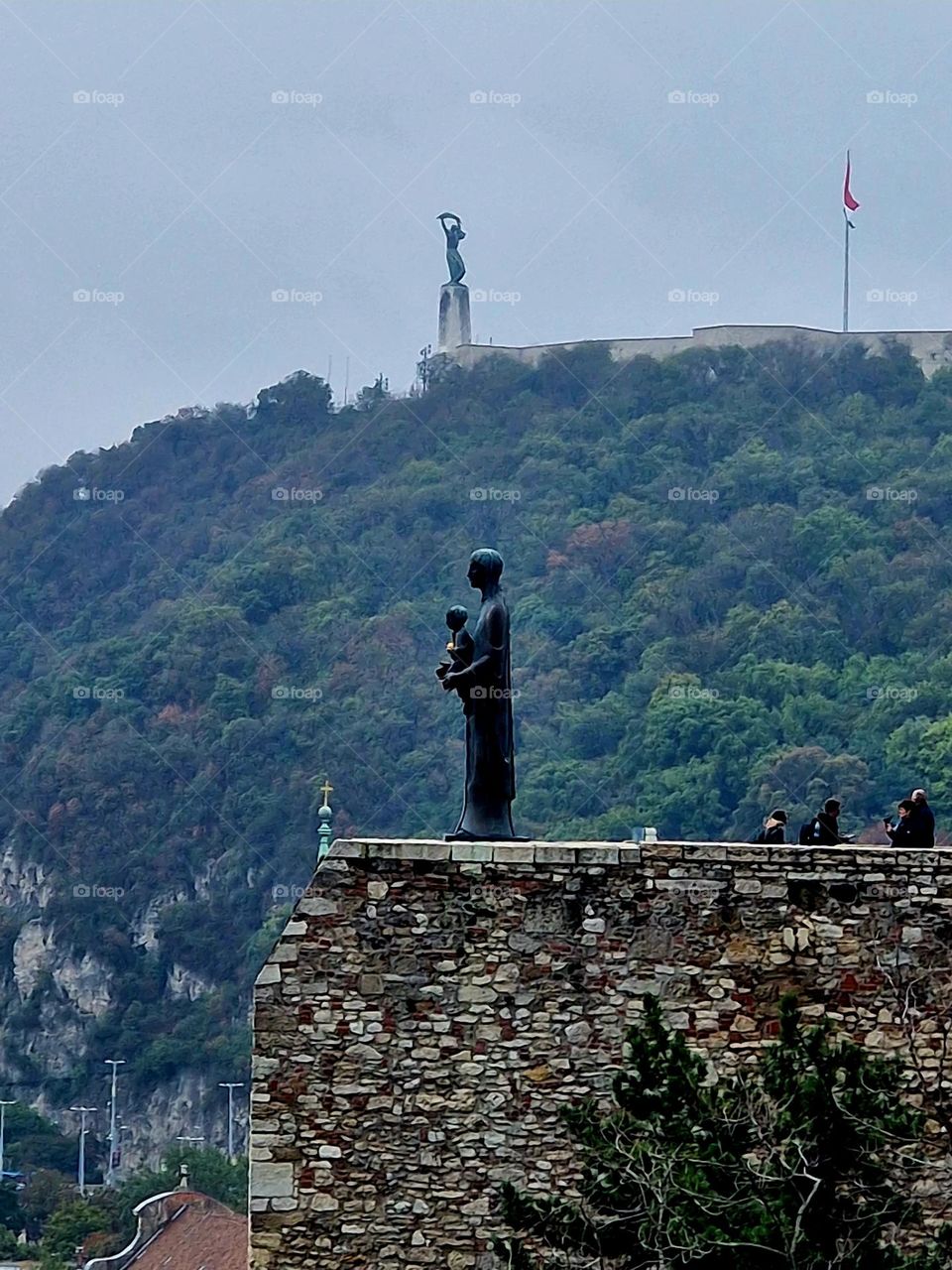 statues from Budapest