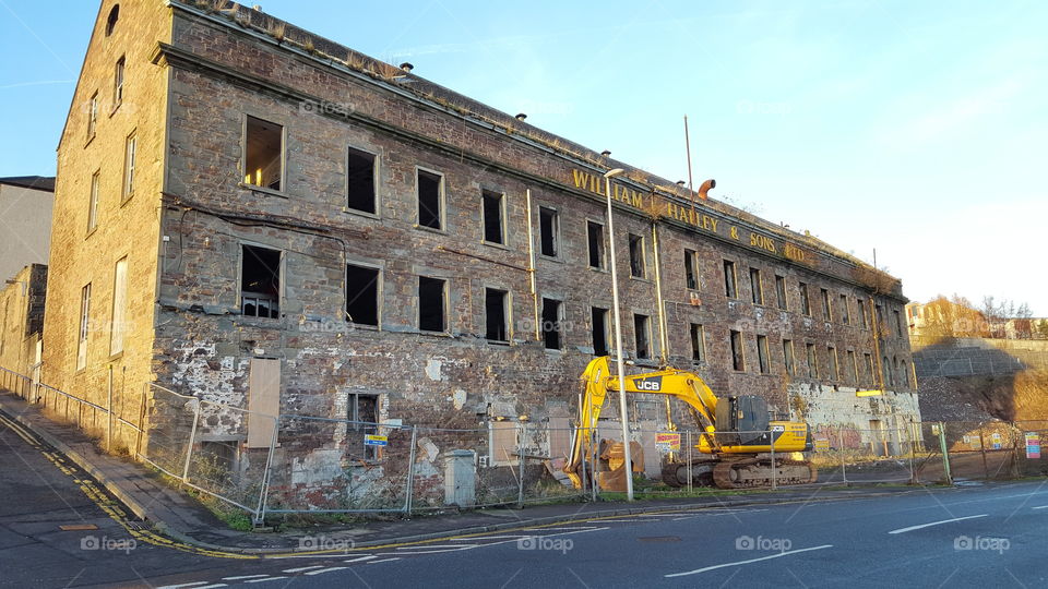 Derelict Buildings Dundee Scotland