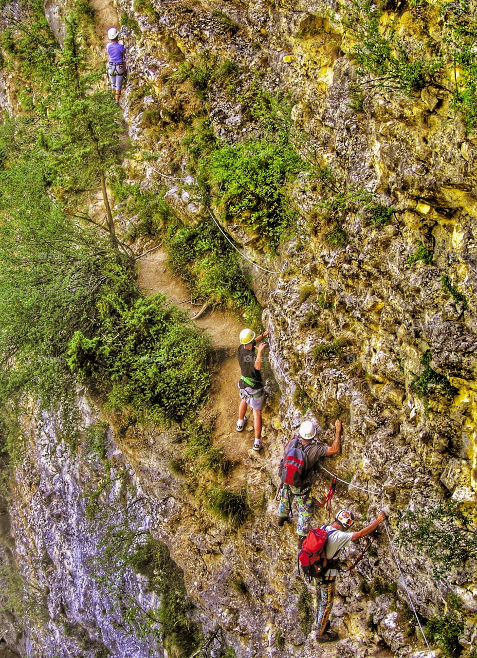 Rock climbing 