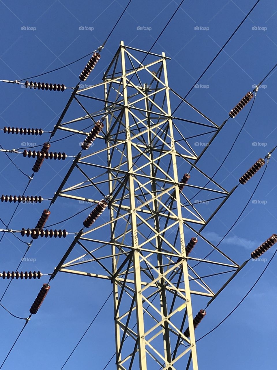 An electric tower.