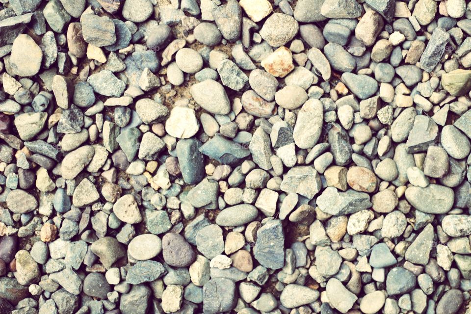 ground and pebbles