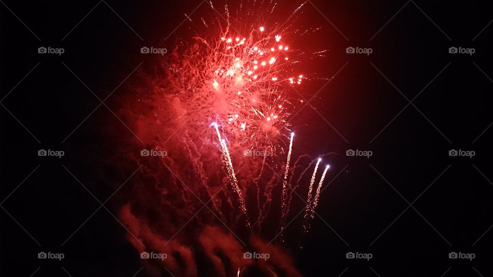 fireworks. the fire of the sky