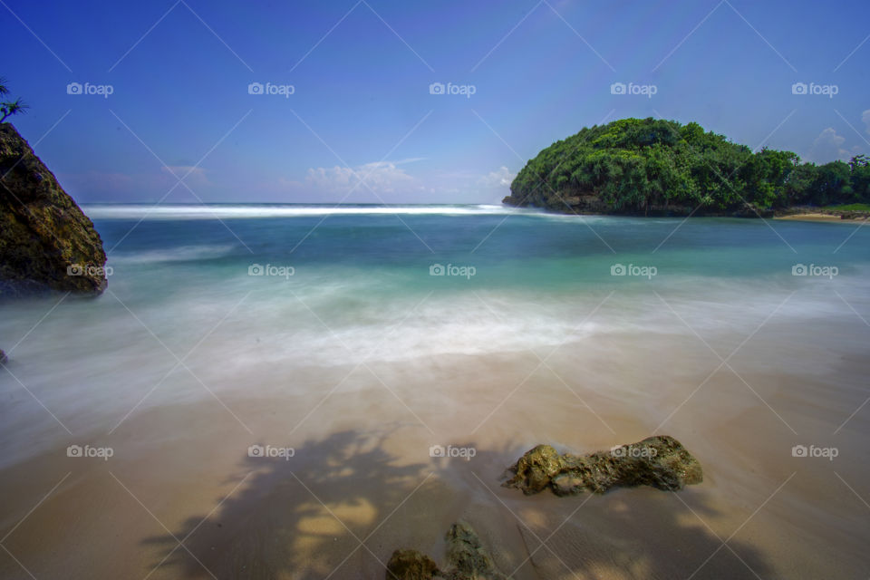 natural landscape at the beach