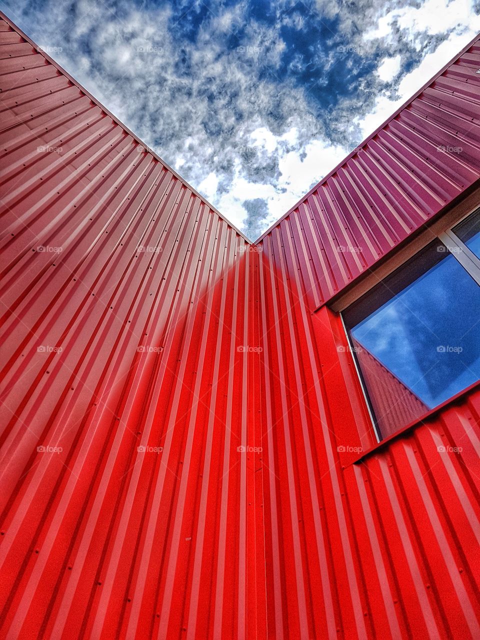 Low angle view of a house