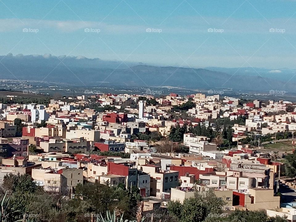 Population between the nature