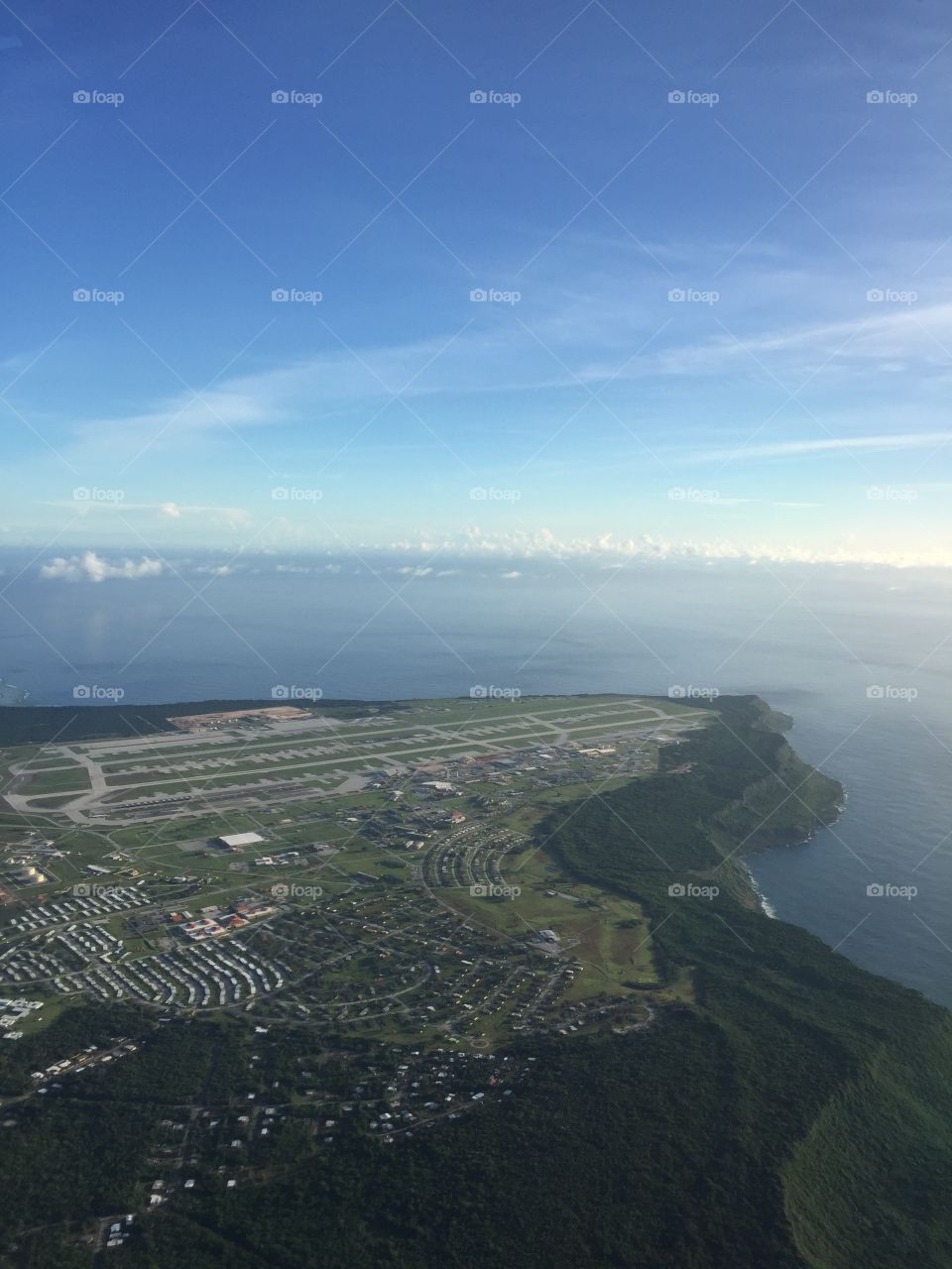 Aerial view of Guam