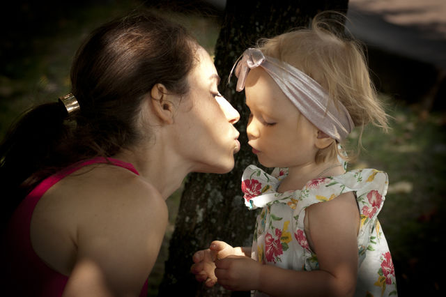 Mommy and daughter 