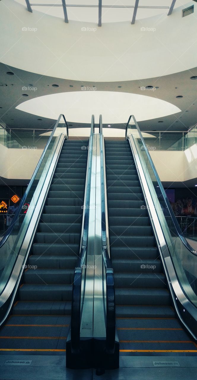 stairway escalator