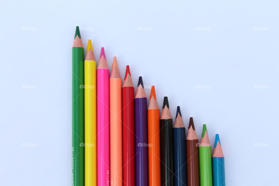 colored pencil composition