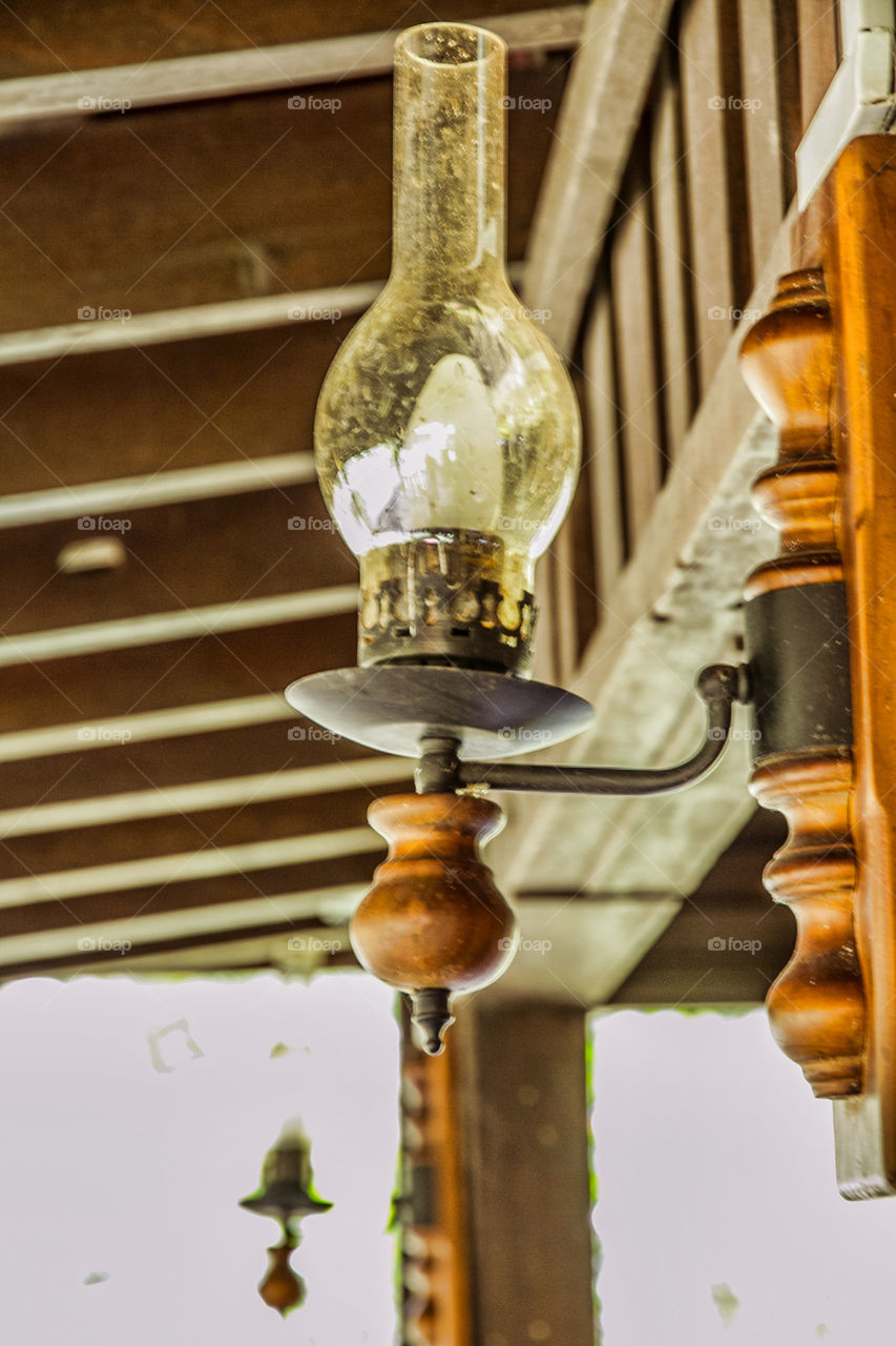 Close-up of lamp