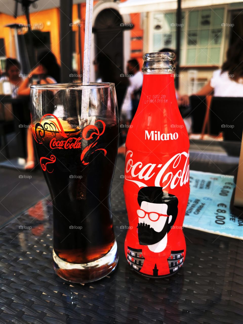 Composition Art view wall interior Light shadow design decor decoration Coffee served drink view table day part form ellipce tasty tasty yummy plate wood wooden cola glass drink yummy