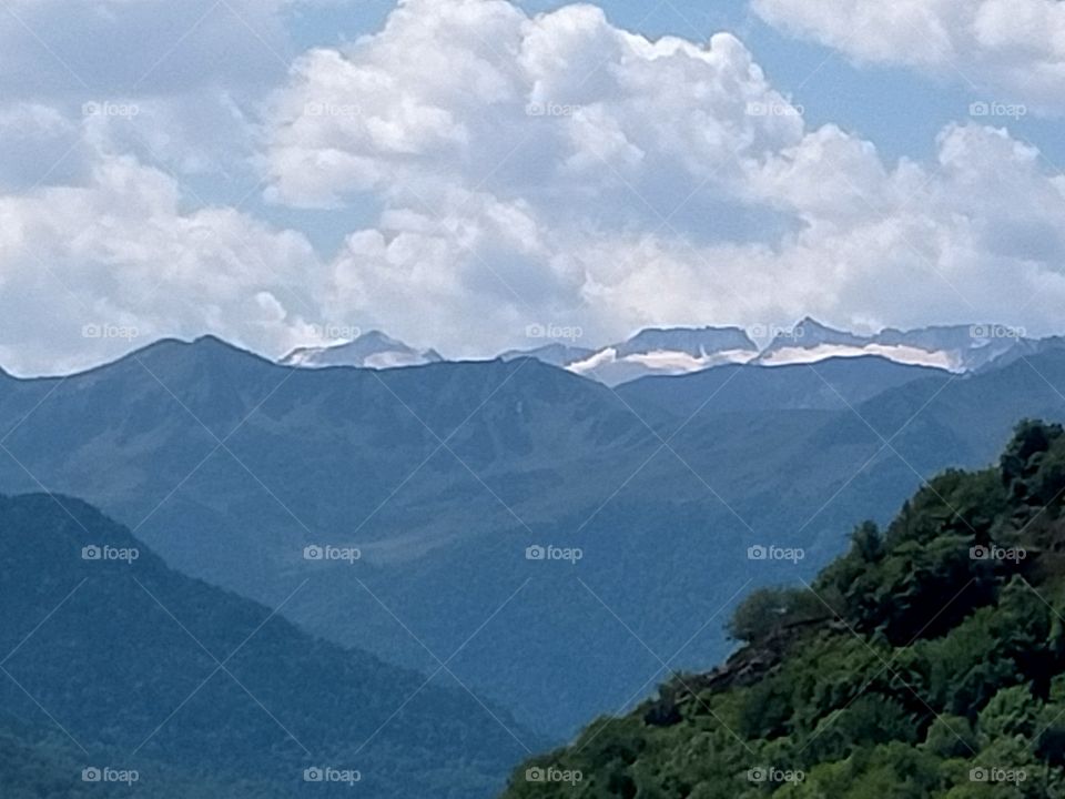 paisaje..., las maladetas y el Aneto