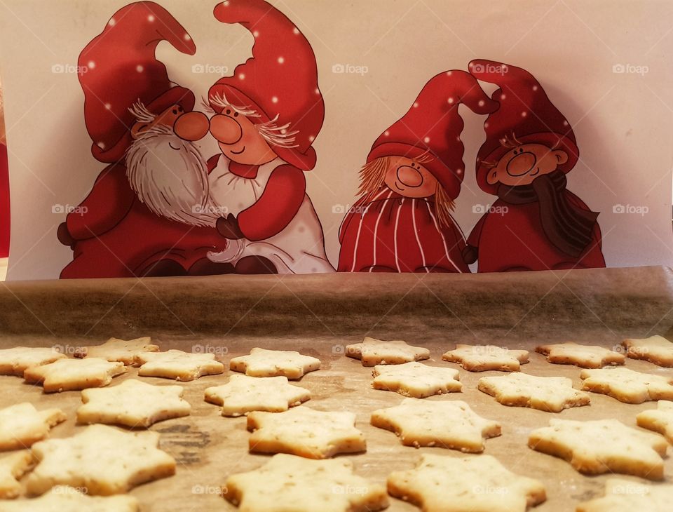 Sesame Christmas Cookies