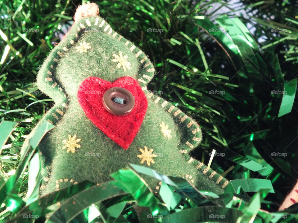 green tree christmas decoration by emmam