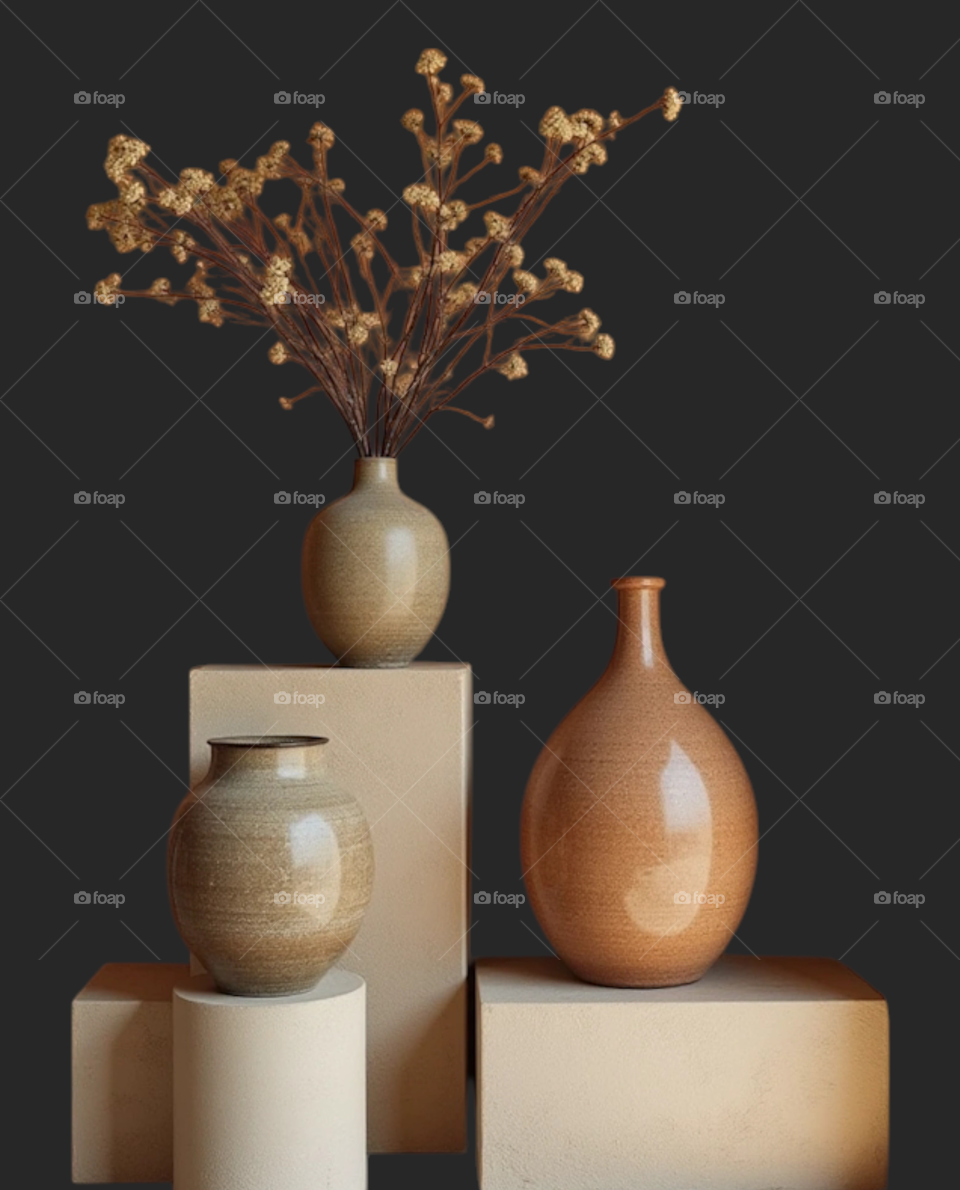 Vintage ceramic vases