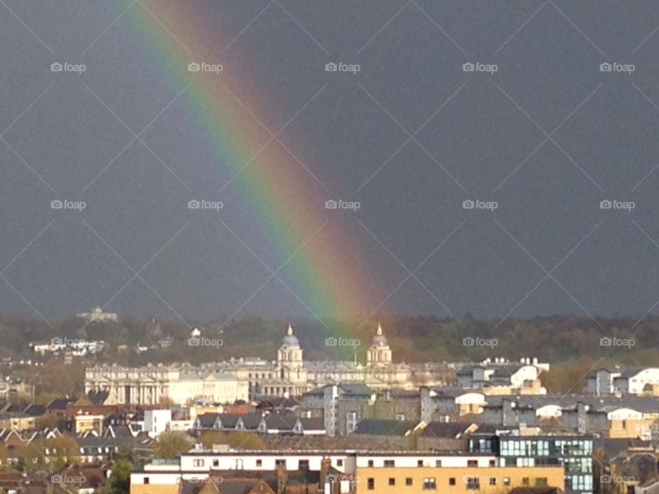 sky london rainbow by izabela.cib