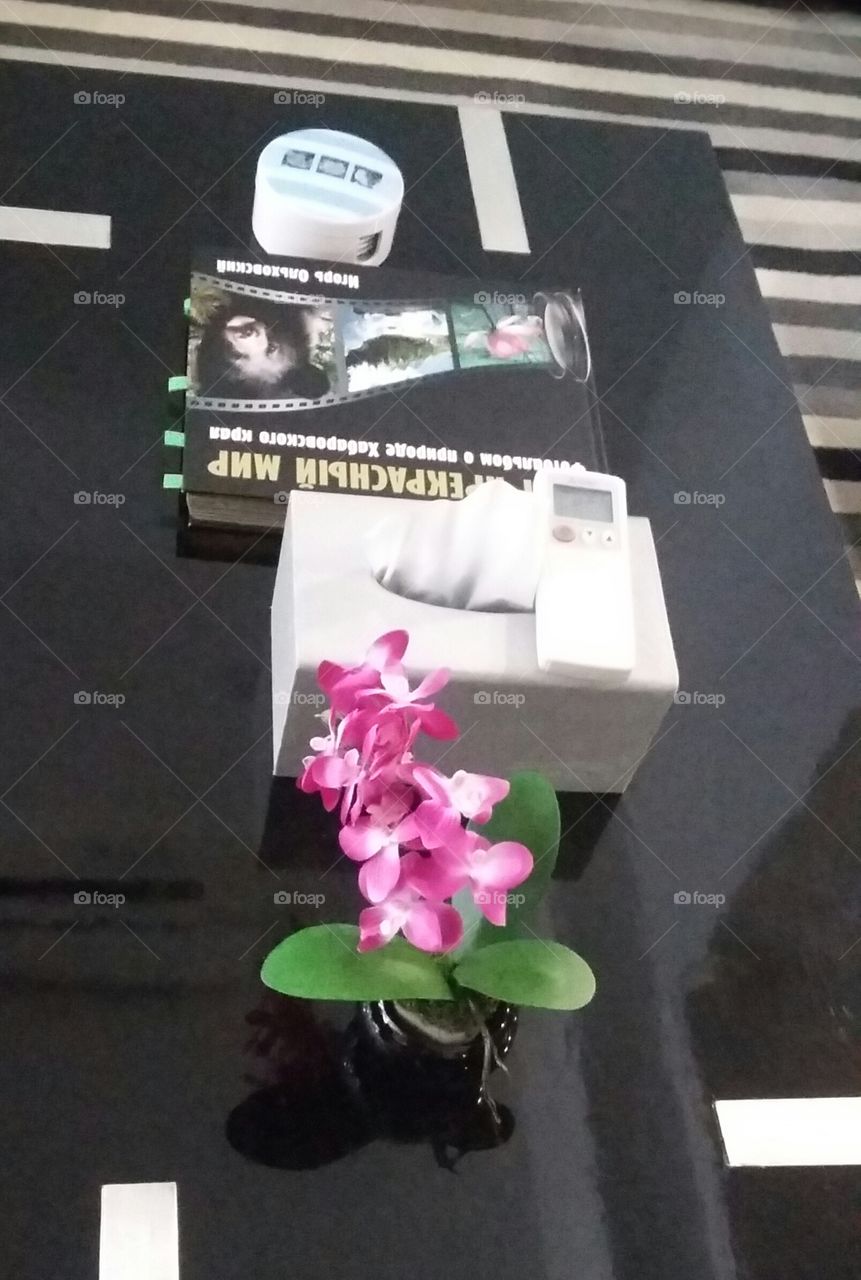 Flower in the table