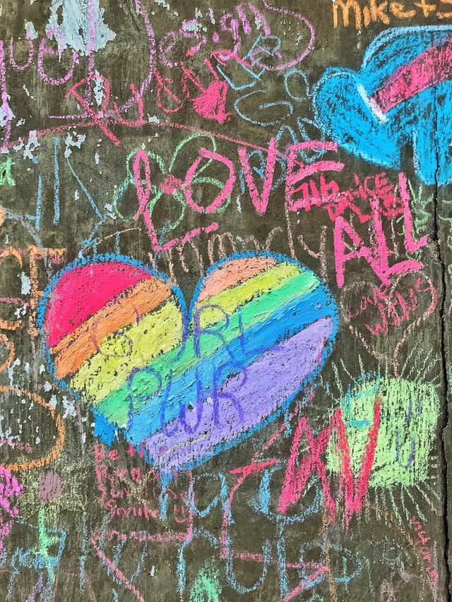 Chalk art