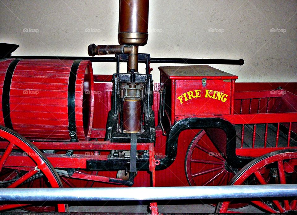 old fire truck.