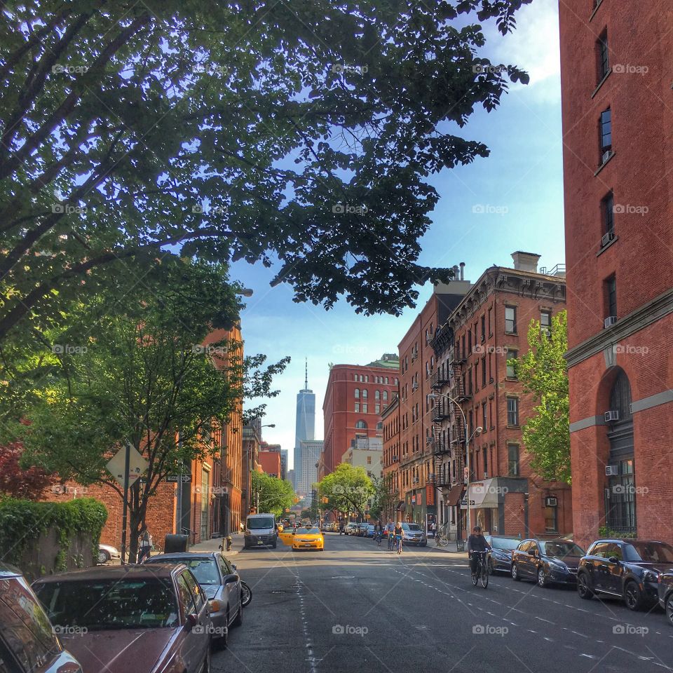 Lower Manhattan and WTC view