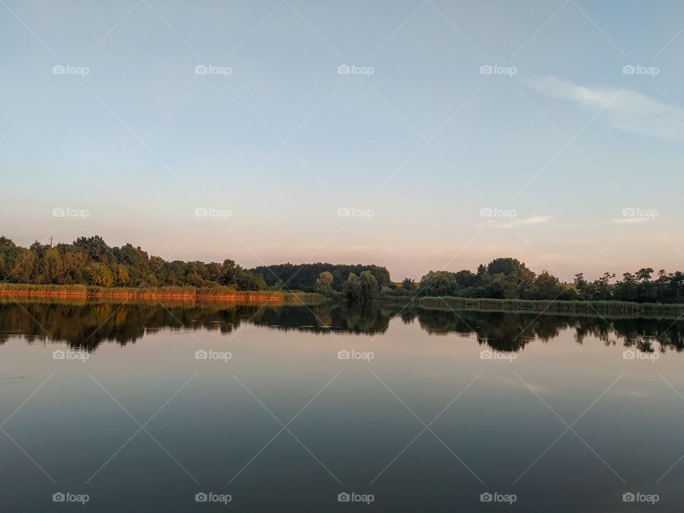 Quiet autumn evening