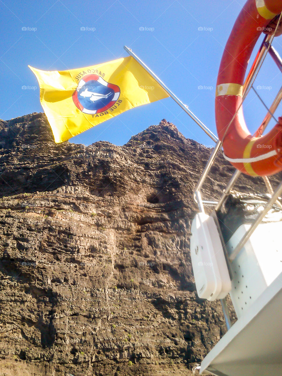 Boating from El Barranco de la Masca to Los Gigantes